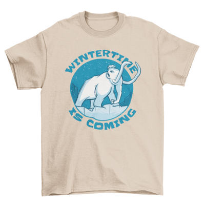 Mammoth Winter Quote T-shirt