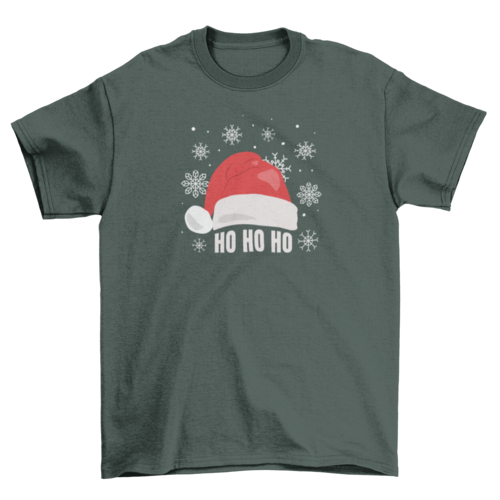 Ho Ho Santa Hat T-shirt