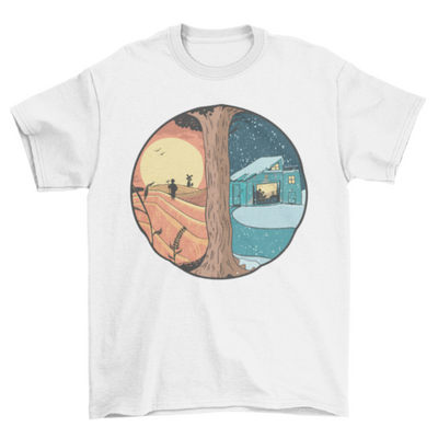 Summer winter country t-shirt