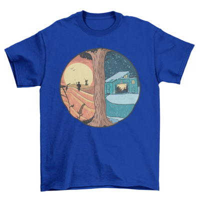 Summer winter country t-shirt