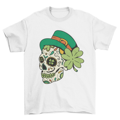 St patricks skull t-shirt