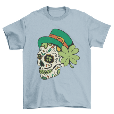 St patricks skull t-shirt