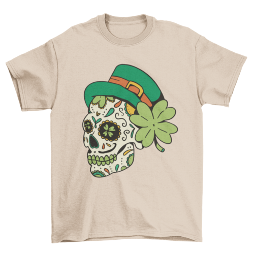 St patricks skull t-shirt