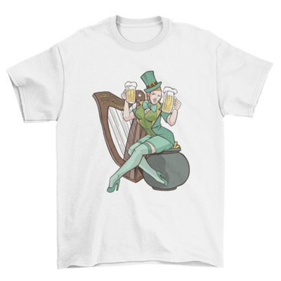 Leprechaun woman t-shirt