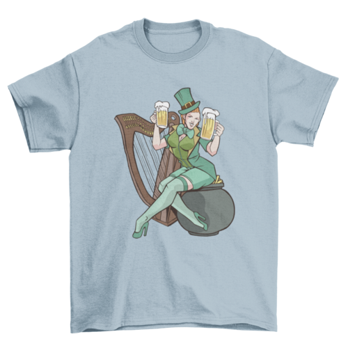 Leprechaun woman t-shirt