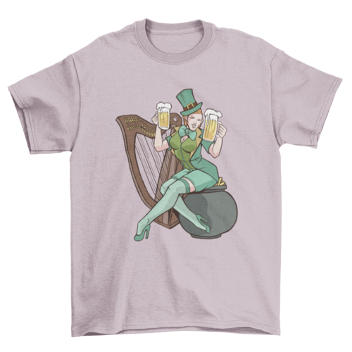 Leprechaun woman t-shirt