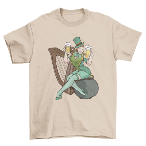 Leprechaun woman t-shirt