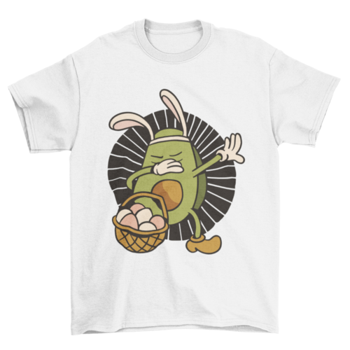 Dabbing avocado easter eggs t-shirt