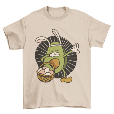 Dabbing avocado easter eggs t-shirt