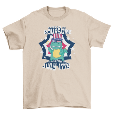 Independence day dinosaur t-shirt