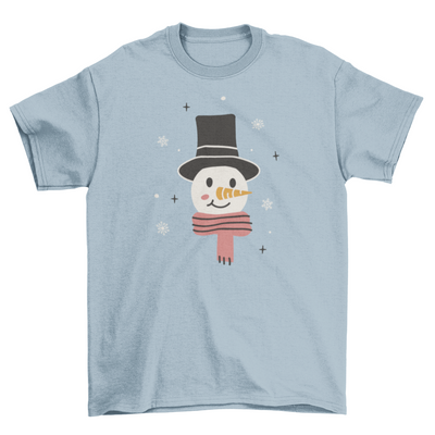 Happy snowman winter t-shirt
