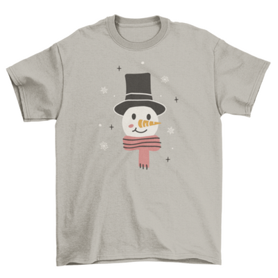 Happy snowman winter t-shirt