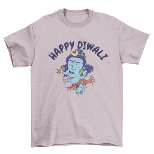 Diwali festival shiva character t-shirt