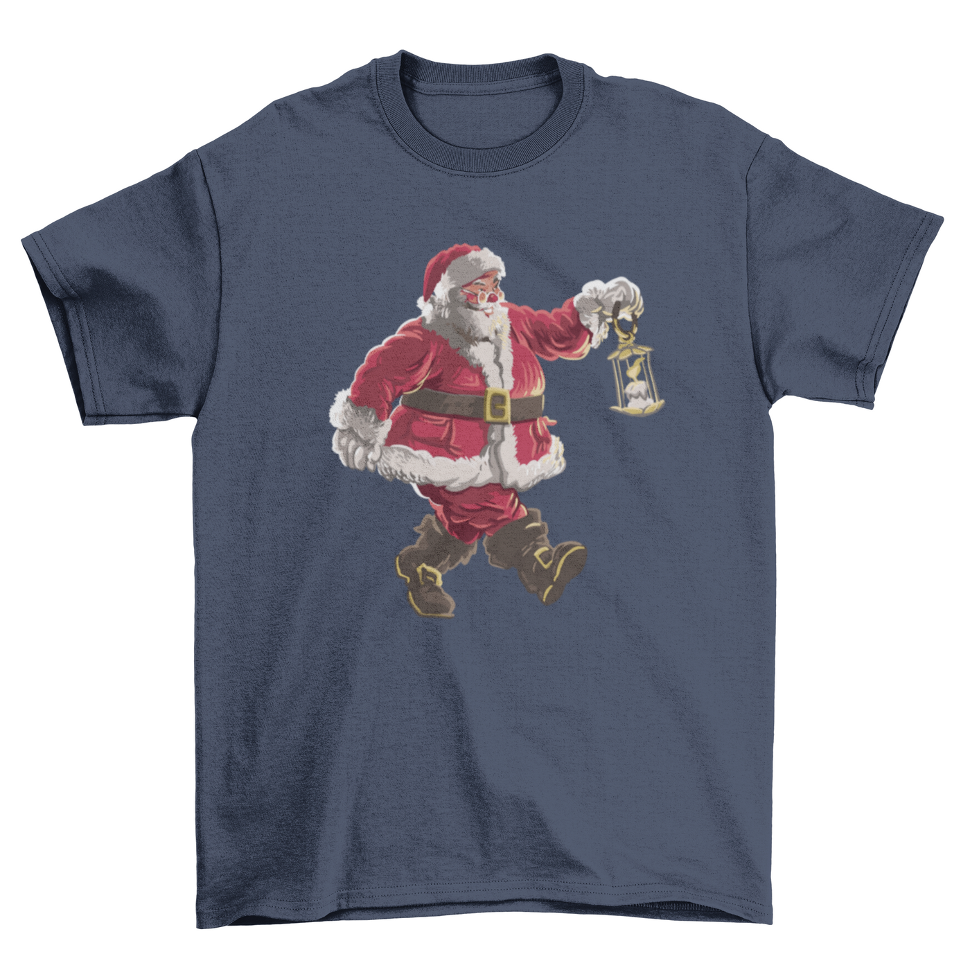 Santa claus christmas detailed t-shirt design