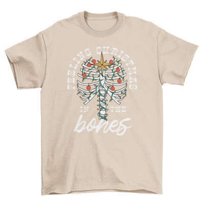 Feeling Christmas bones t-shirt