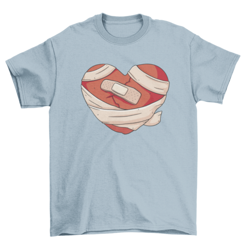 Broken heart anti valentines t-shirt