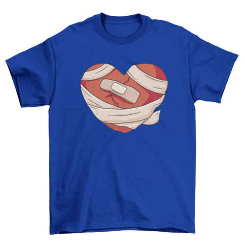 Broken heart anti valentines t-shirt