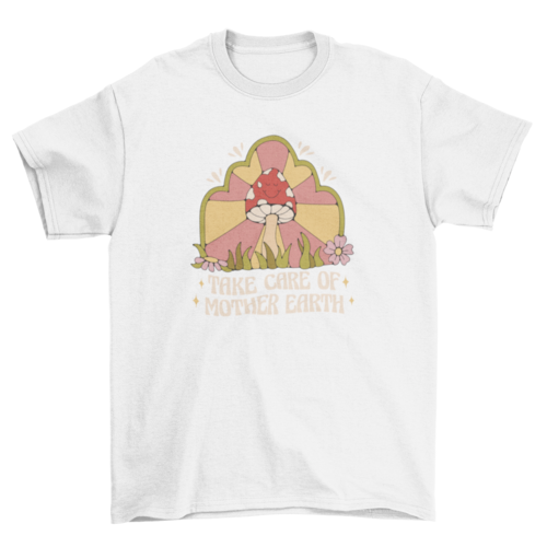 Mother earth fungi t-shirt