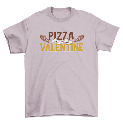 Valentines day pizza slice t-shirt