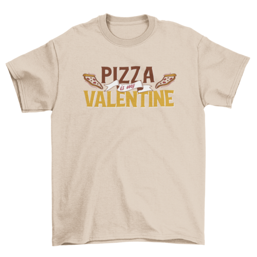 Valentines day pizza slice t-shirt