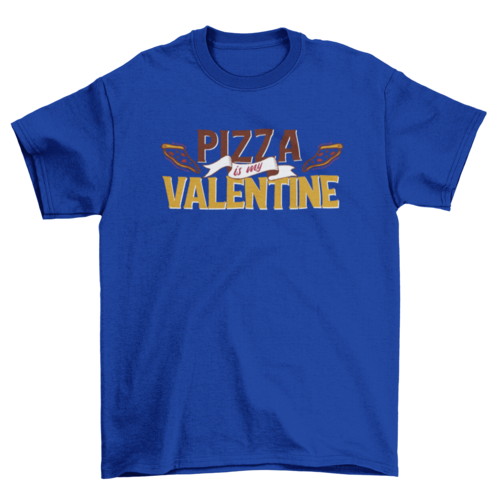 Valentines day pizza slice t-shirt