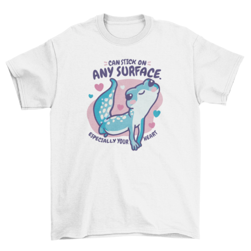 Lizard animal valentines day t-shirt