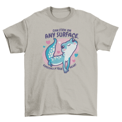 Lizard animal valentines day t-shirt