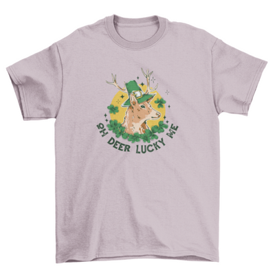 Lucky deer t-shirt design