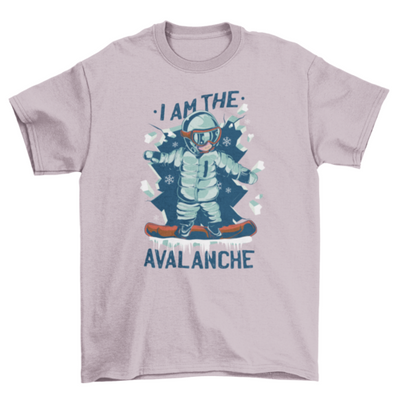 Snowboarding t-shirt