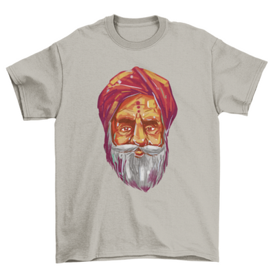 Hindu guru portrait t-shirt