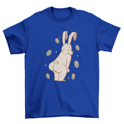 Easter bunny butt t-shirt design