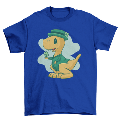 Cute saint patricks day dinosaur t-shirt