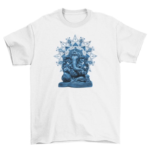 Ganesha hindu god statue t-shirt