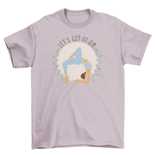 Yoga meditation woman t-shirt