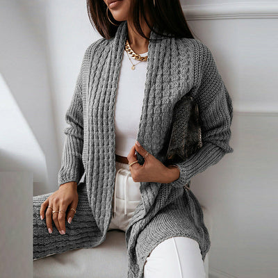 Deep V Neck Knitted Sweater