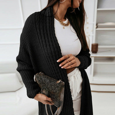 Deep V Neck Knitted Sweater