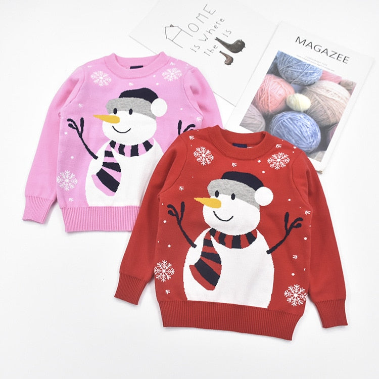 Christmas Snowman Children's Sweater