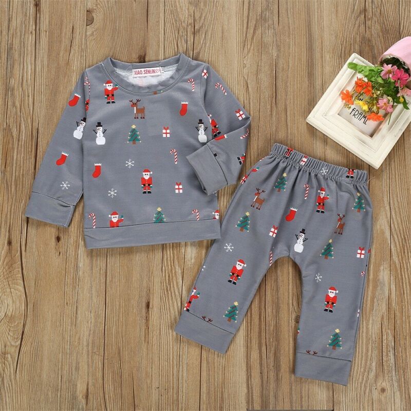 Xmas Infant Baby Kids Boy Girl Newborn Reindeer