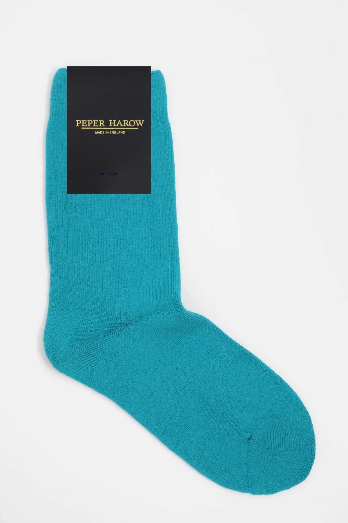 Plain Men's Bed Socks - Aqua