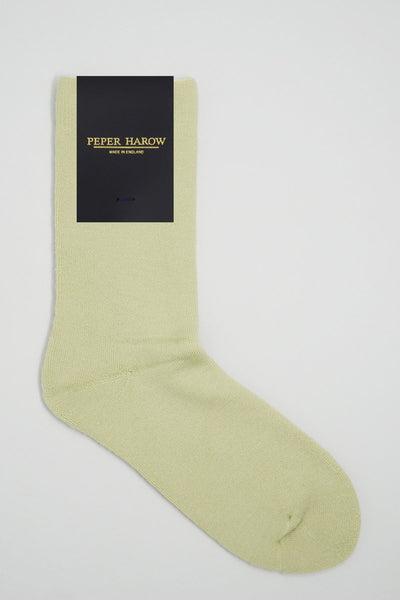 Plain Men's Bed Socks - Cream