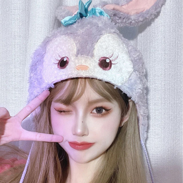 Bunny Plush Winter Cap