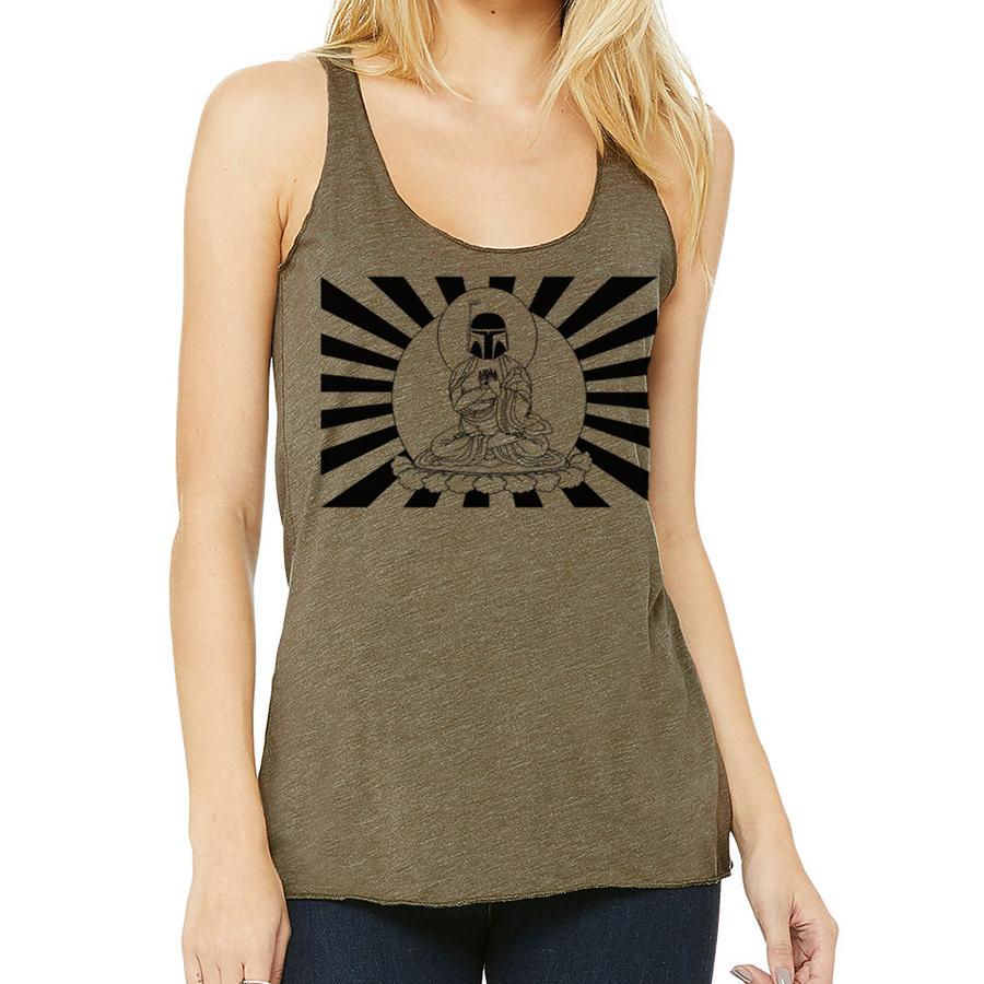 Boba Fett Buddha Star Wars tank top