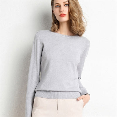 Knitted Pullover Women Sweater