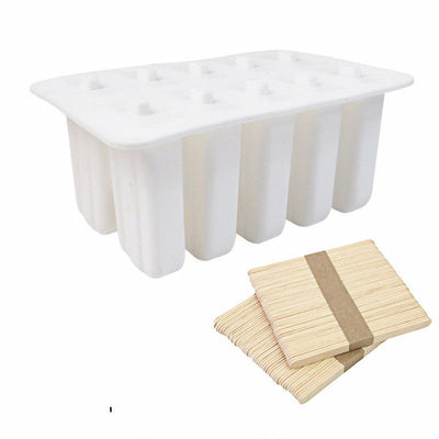 10 Consecutive Ice Cream Ice Cream Molds Silicone Ice Tray