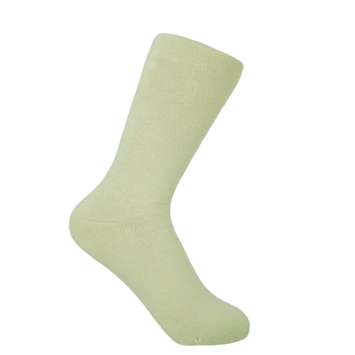 Plain Women's Bed Socks - Cream