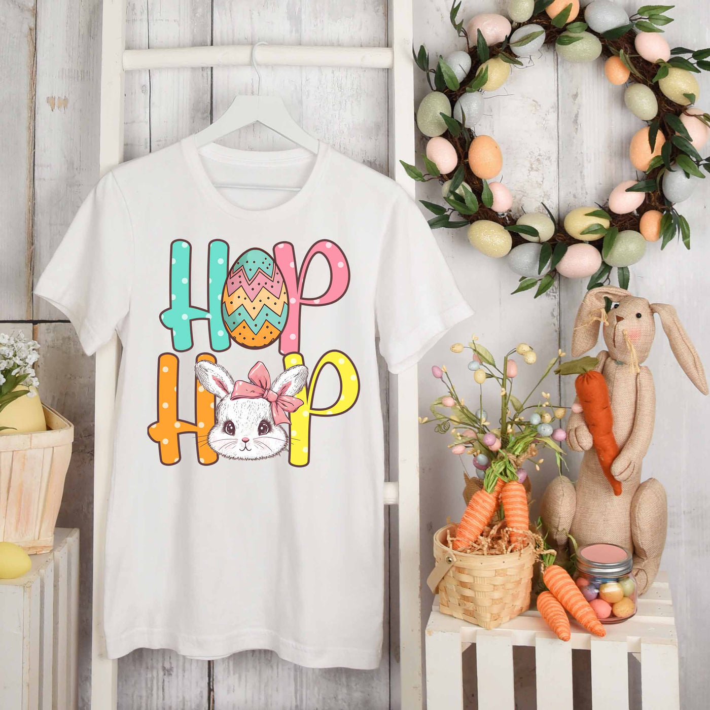 Easter Tee Unisex Personalized Cotton T-Shirt - Print Personalized