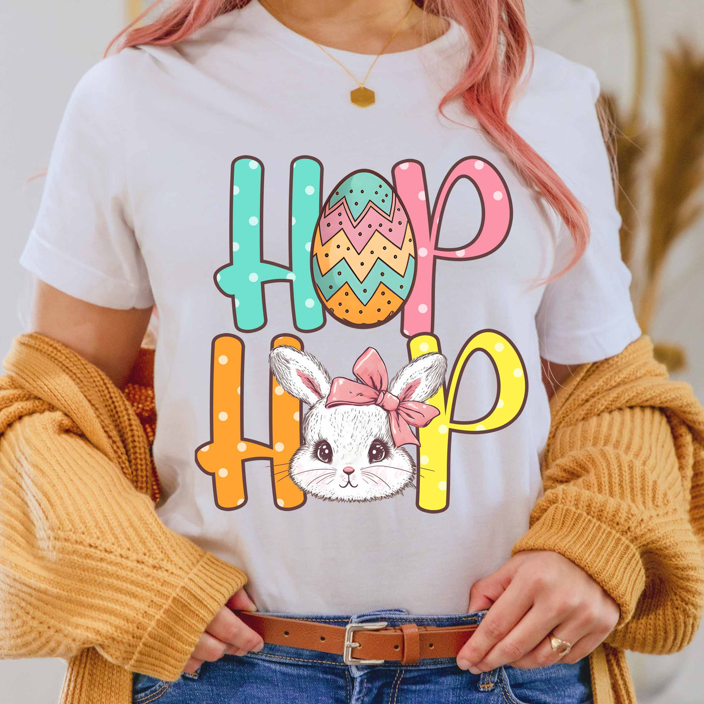 Easter Tee Unisex Personalized Cotton T-Shirt - Print Personalized