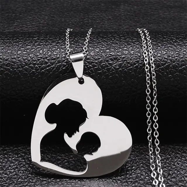 Mom-Child Family Necklace Set