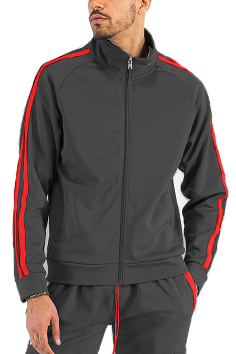 Two Stripe Zip Up Track Jacket