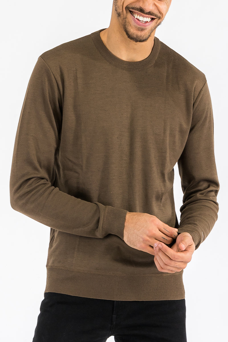 ROUND NECK KNIT SWEATER NR2011